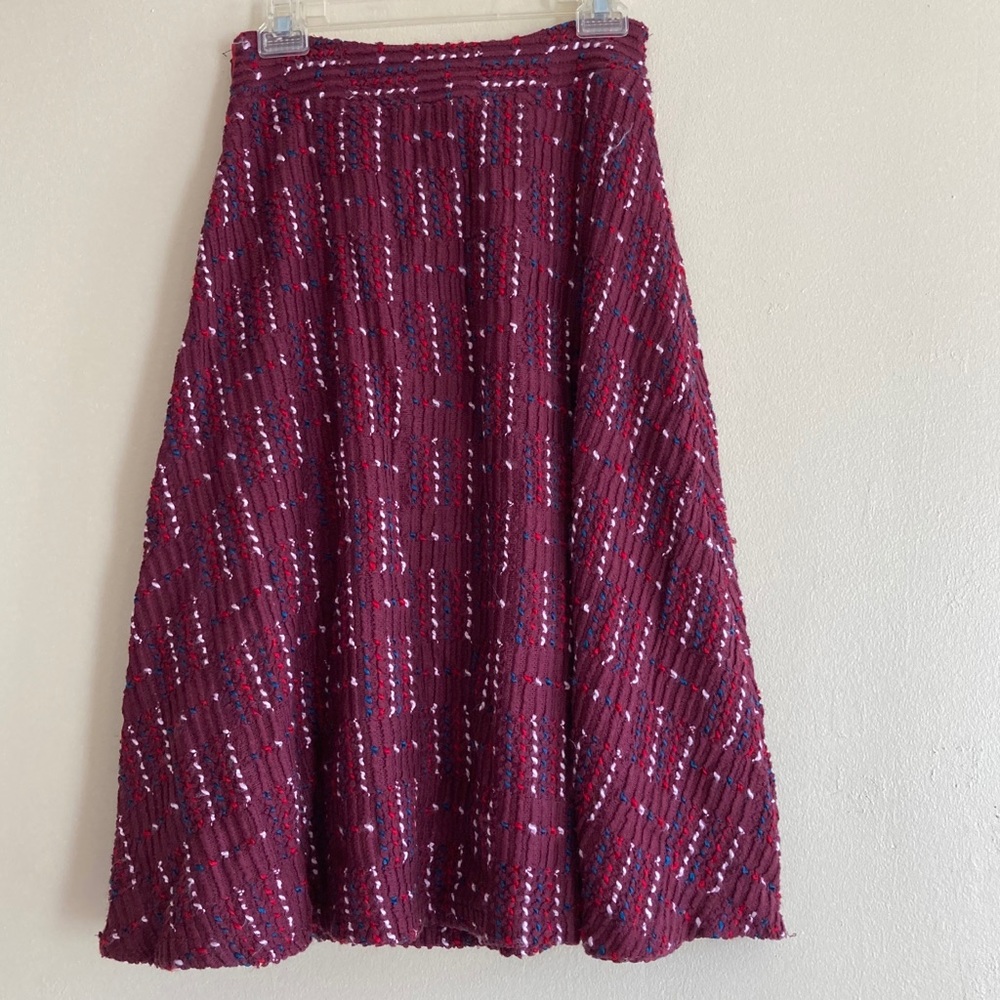 Anthropologie Maeve textured midi skirt, NWT - Picture 9 of 10